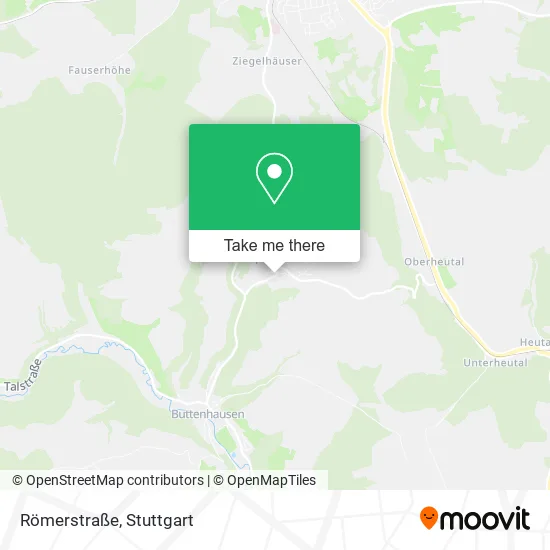 Карта Römerstraße