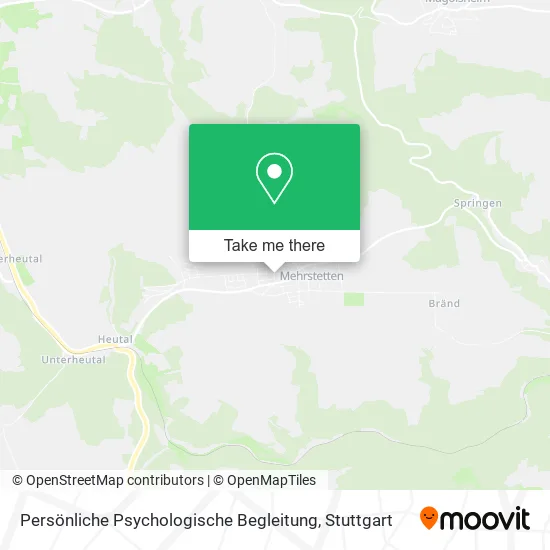 Карта Persönliche Psychologische Begleitung