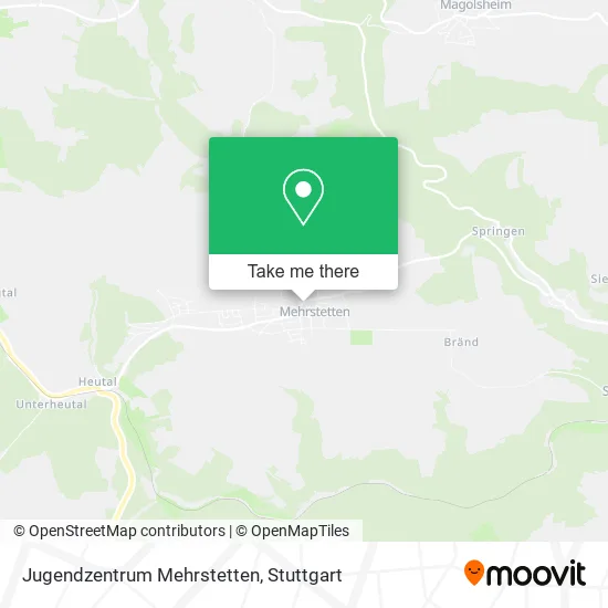 Карта Jugendzentrum Mehrstetten