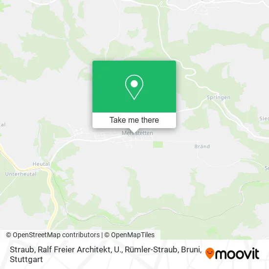 Карта Straub, Ralf Freier Architekt, U., Rümler-Straub, Bruni