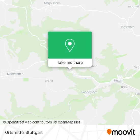 Карта Ortsmitte