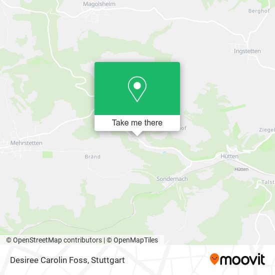 Desiree Carolin Foss map