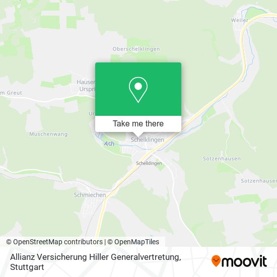 Allianz Versicherung Hiller Generalvertretung map