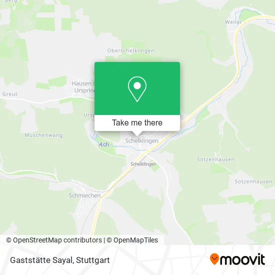 Карта Gaststätte Sayal