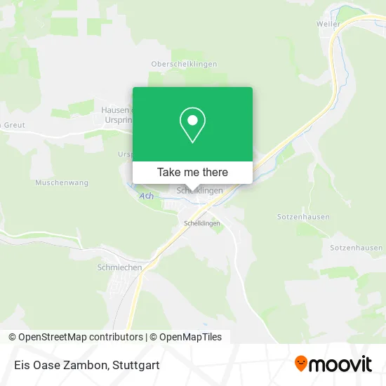 Карта Eis Oase Zambon
