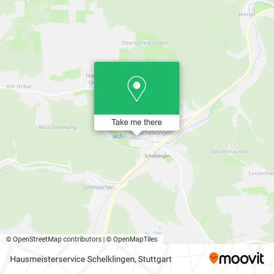 Карта Hausmeisterservice Schelklingen