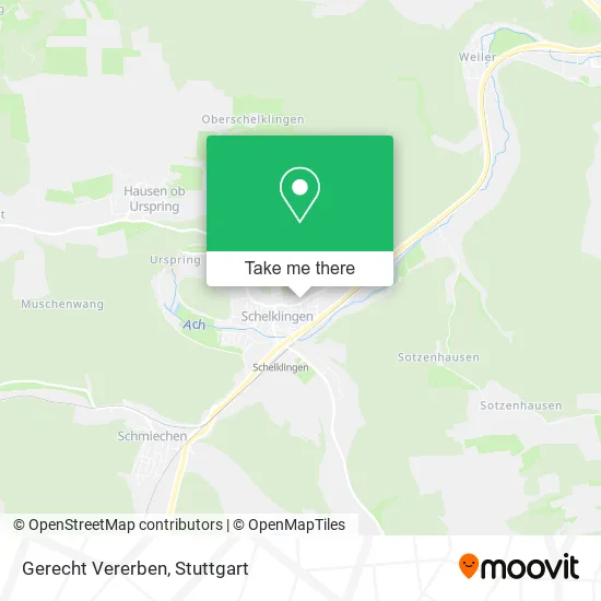 Карта Gerecht Vererben