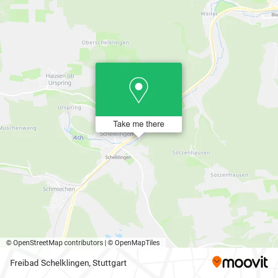 Карта Freibad Schelklingen