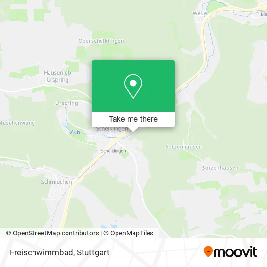 Карта Freischwimmbad