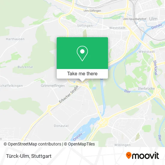 Карта Türck-Ulm