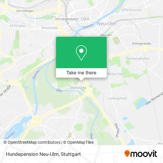 Карта Hundepension Neu-Ulm