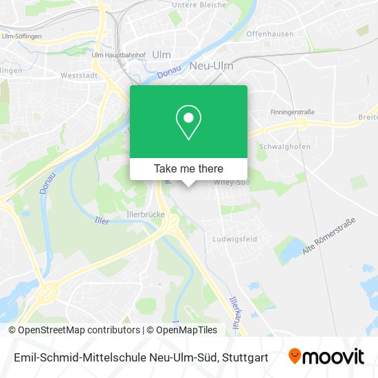 Карта Emil-Schmid-Mittelschule Neu-Ulm-Süd