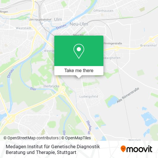 Medagen Institut für Genetische Diagnostik Beratung und Therapie map