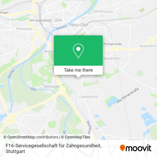 F16-Servicegesellschaft für Zahngesundheit map