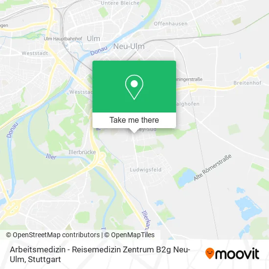 Карта Arbeitsmedizin - Reisemedizin Zentrum B2g Neu-Ulm