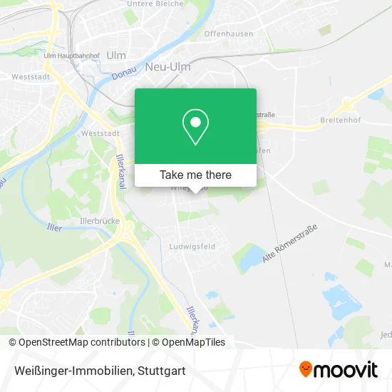 Карта Weißinger-Immobilien