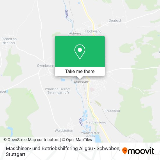 Maschinen- und Betriebshilfsring Allgäu - Schwaben map