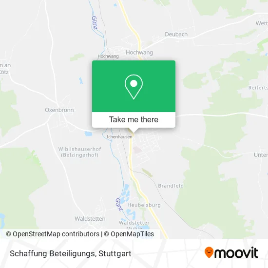 Карта Schaffung Beteiligungs