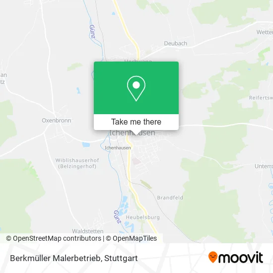 Berkmüller Malerbetrieb map