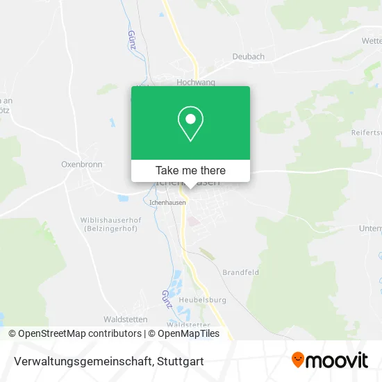 Карта Verwaltungsgemeinschaft