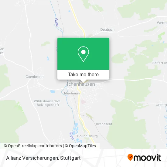 Карта Allianz Versicherungen