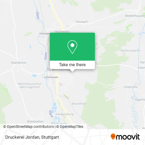 Карта Druckerei Jordan