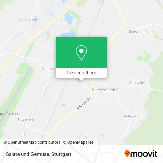Salate und Gemüse map