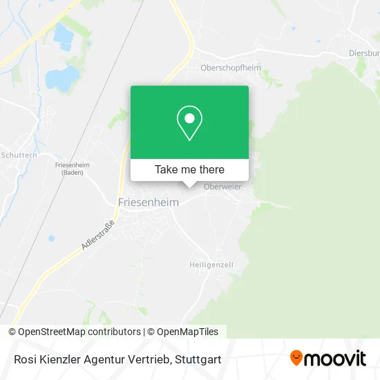 Карта Rosi Kienzler Agentur Vertrieb