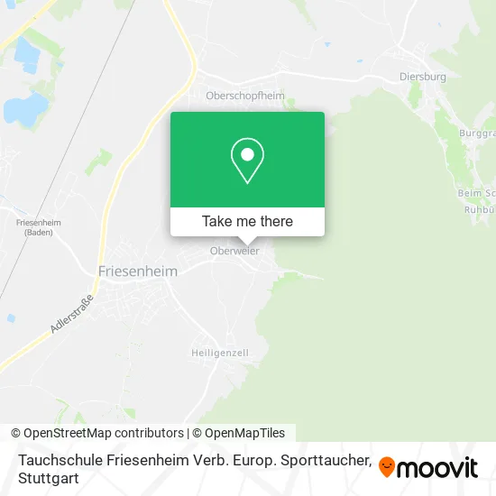 Карта Tauchschule Friesenheim Verb. Europ. Sporttaucher