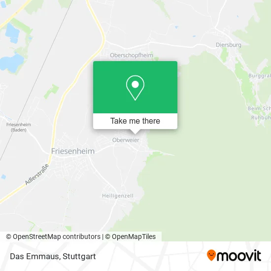 Карта Das Emmaus