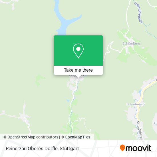 Reinerzau Oberes Dörfle map