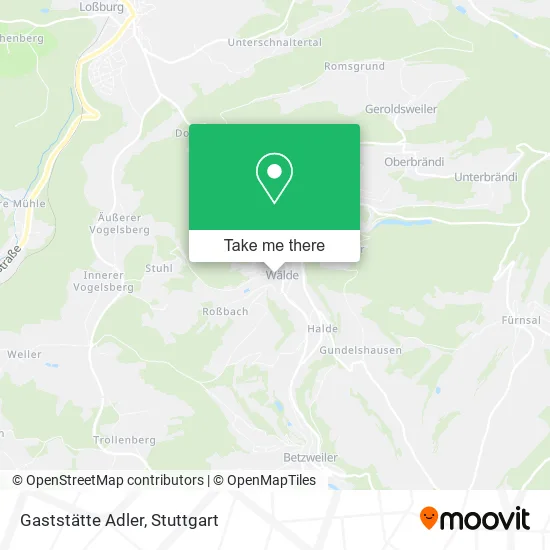 Карта Gaststätte Adler