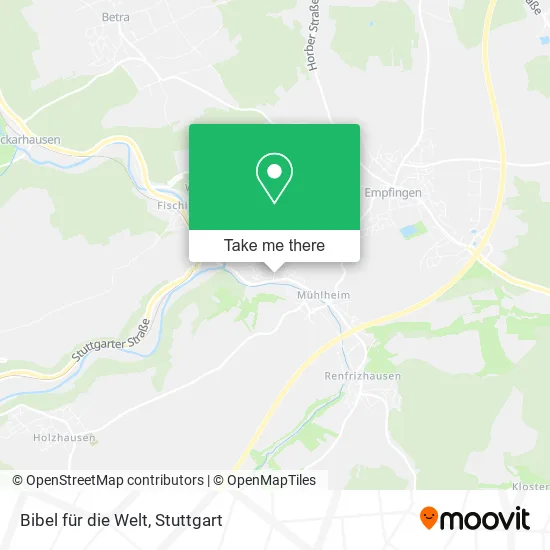 Карта Bibel für die Welt