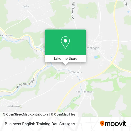 Карта Business English Training Bet