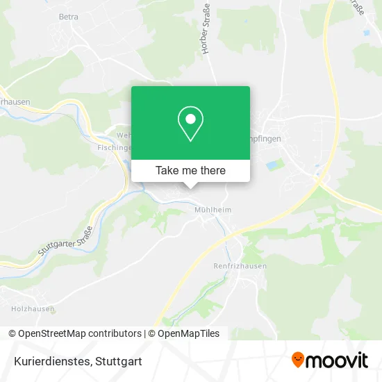 Карта Kurierdienstes