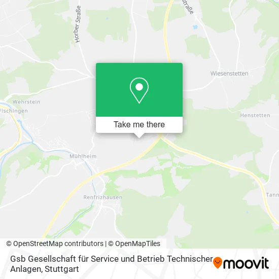 Карта Gsb Gesellschaft für Service und Betrieb Technischer Anlagen