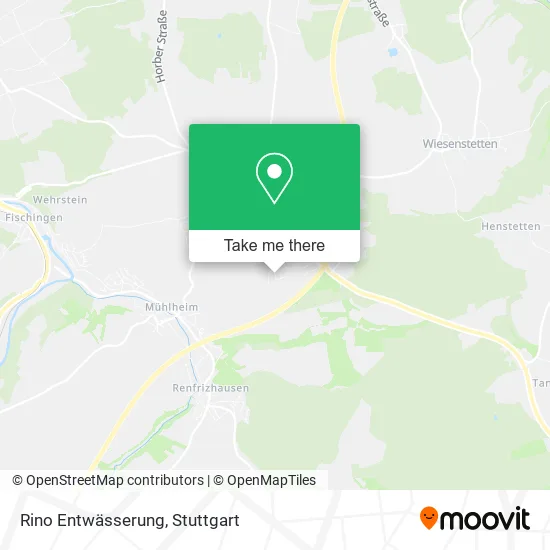 Карта Rino Entwässerung