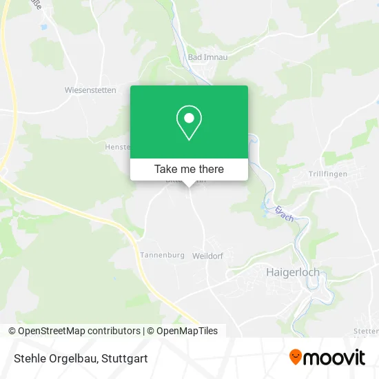 Карта Stehle Orgelbau