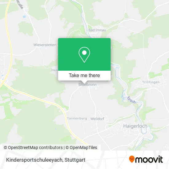 Карта Kindersportschuleeyach