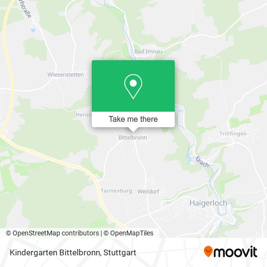 Kindergarten Bittelbronn map