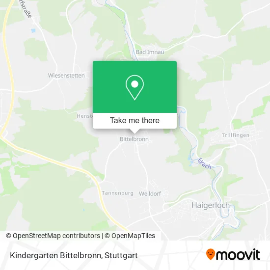 Карта Kindergarten Bittelbronn