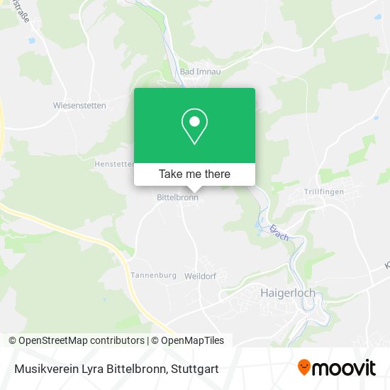 Musikverein Lyra Bittelbronn map