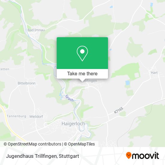 Карта Jugendhaus Trillfingen