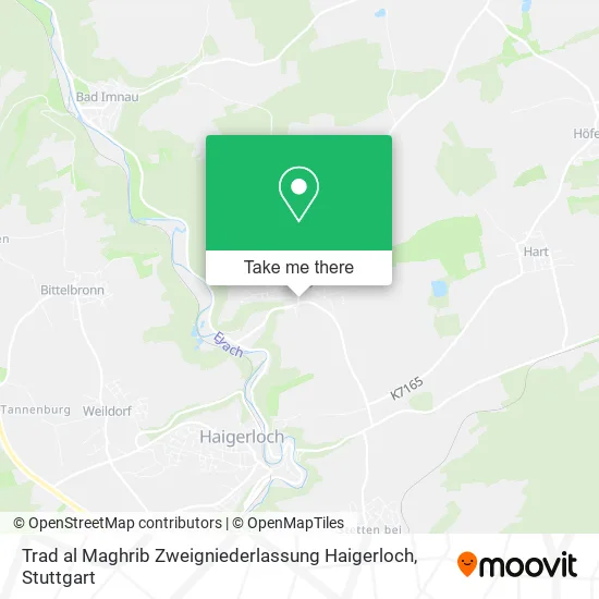 Карта Trad al Maghrib Zweigniederlassung Haigerloch