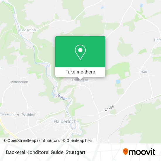 Bäckerei Konditorei Gulde map