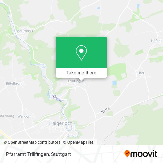 Карта Pfarramt Trillfingen