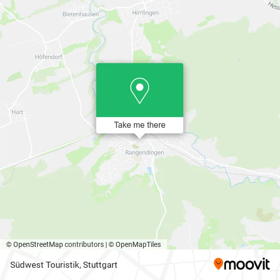 Карта Südwest Touristik