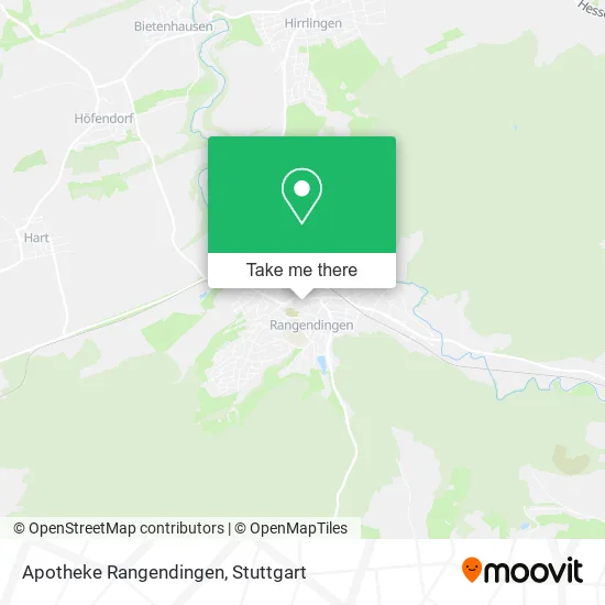 Карта Apotheke Rangendingen