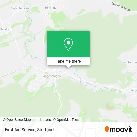 First Aid Service map