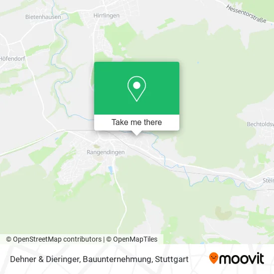 Карта Dehner & Dieringer, Bauunternehmung